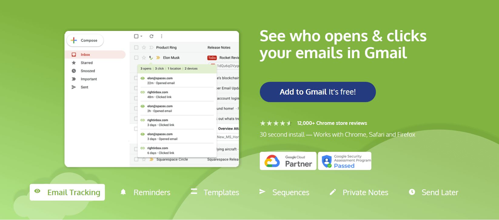 Right Inbox enhances Gmail for tracking and managing your emails