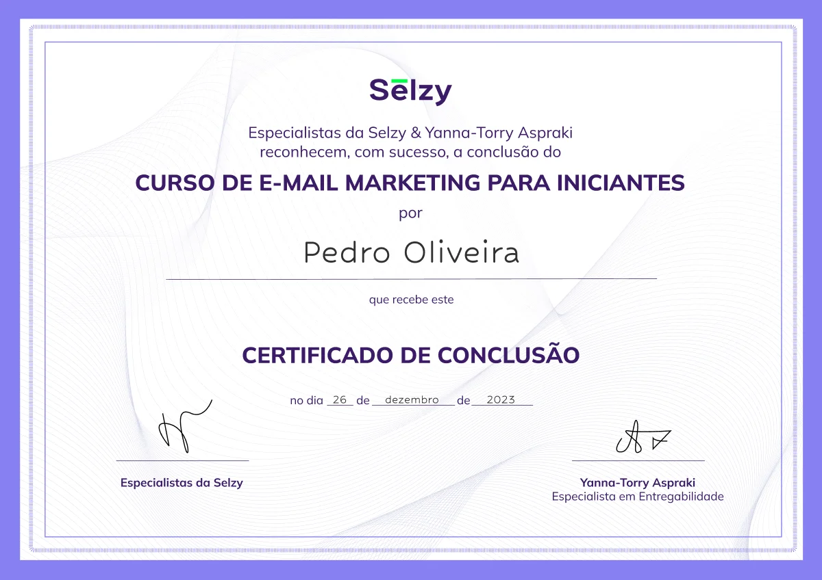 Get certificate
