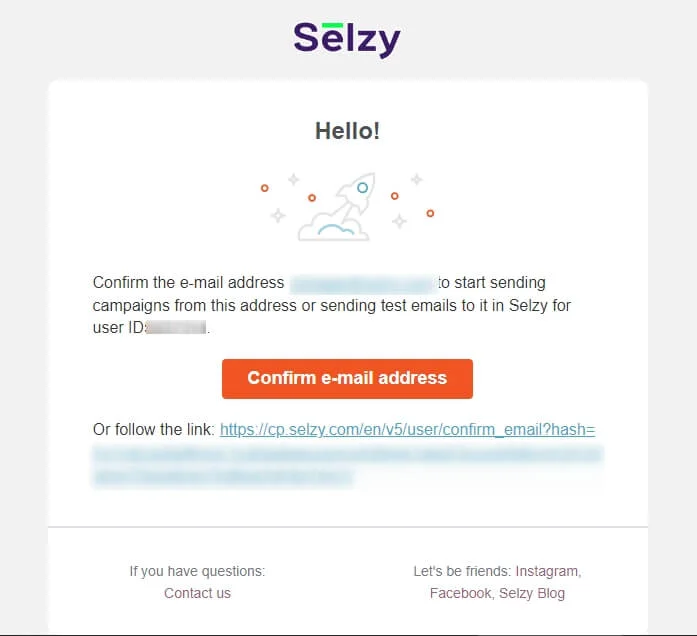 O e-mail de confirmação que chegará na sua caixa de entrada. 