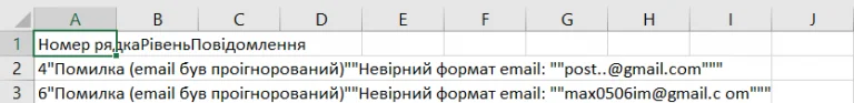 вивантажуємо звіт.