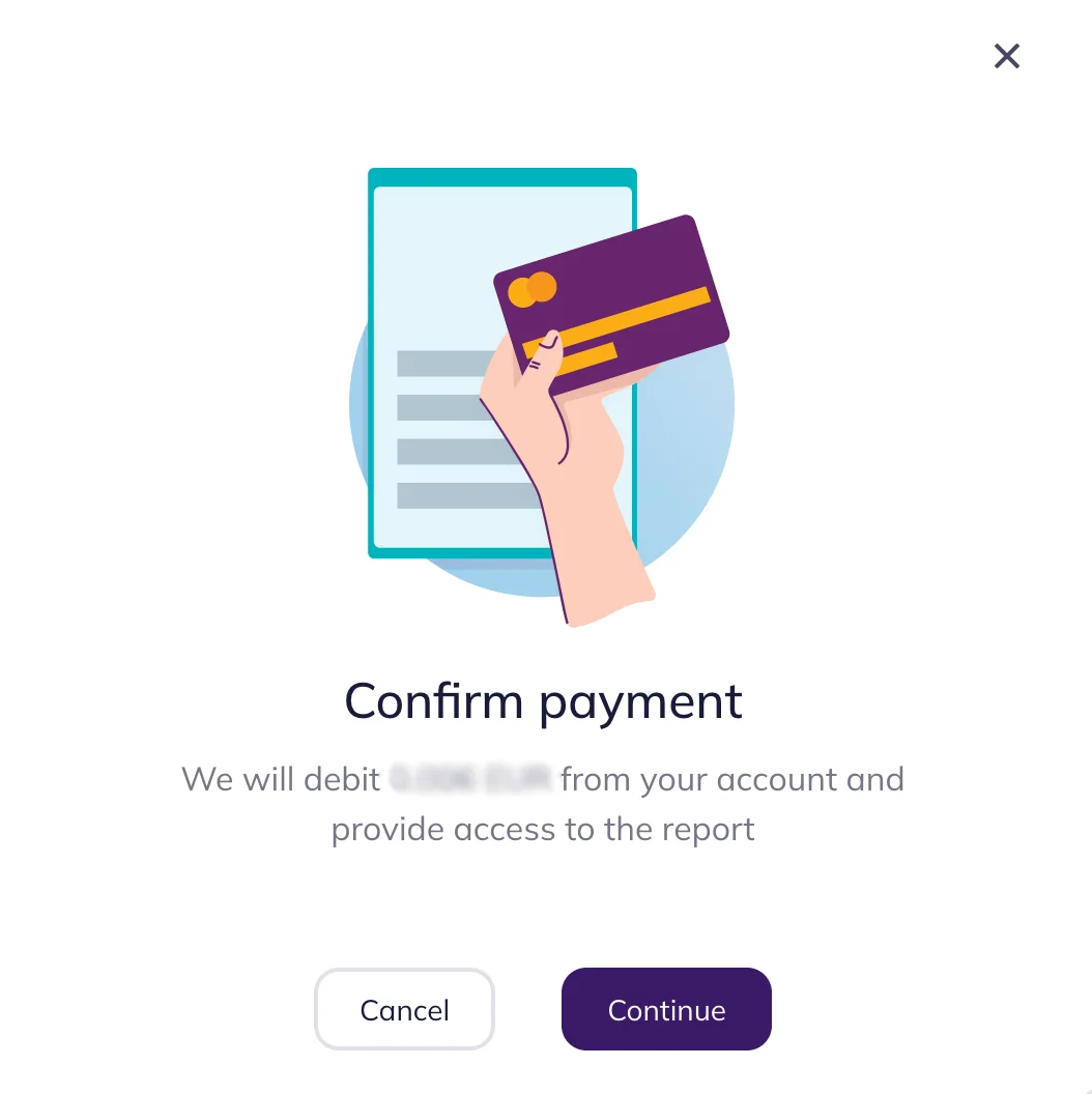 check payment.