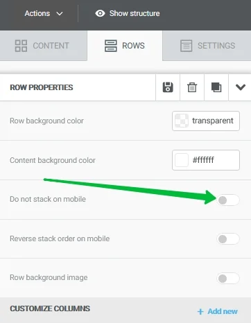 Configuring email adaptation to mobile devices.