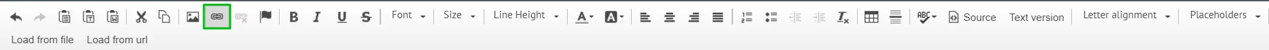 Insert an Unsubscribe Link With