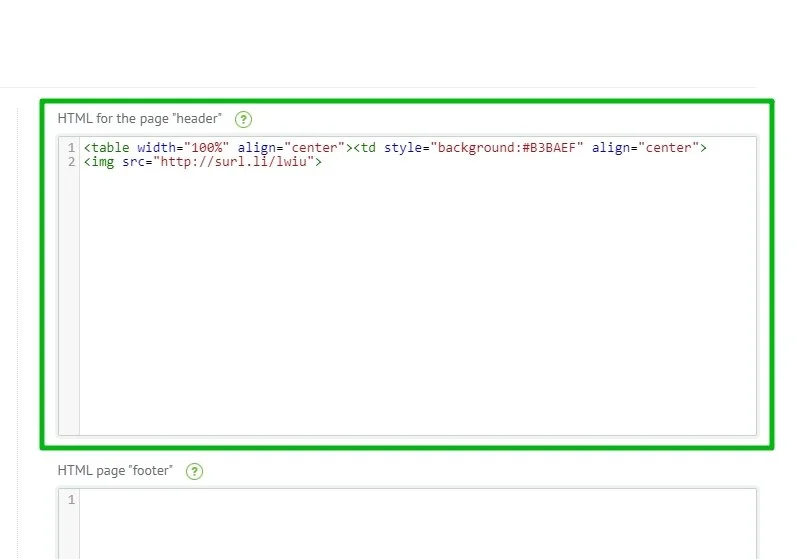 Adding header to the unsubscribe page.