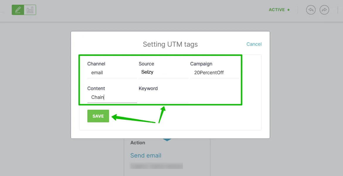Give your own tags and click on the Save button.