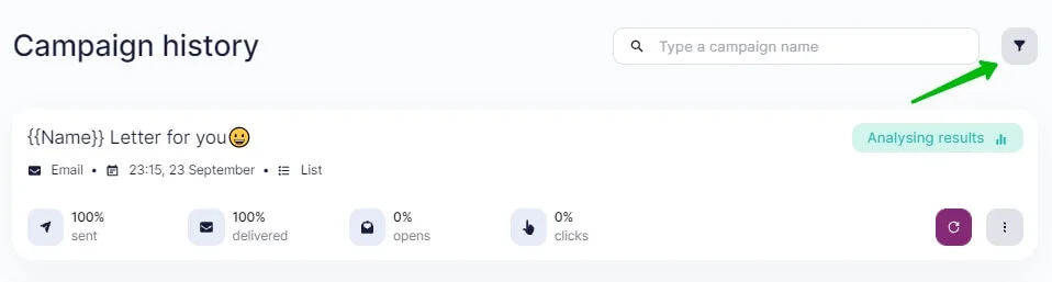 How to use report filters