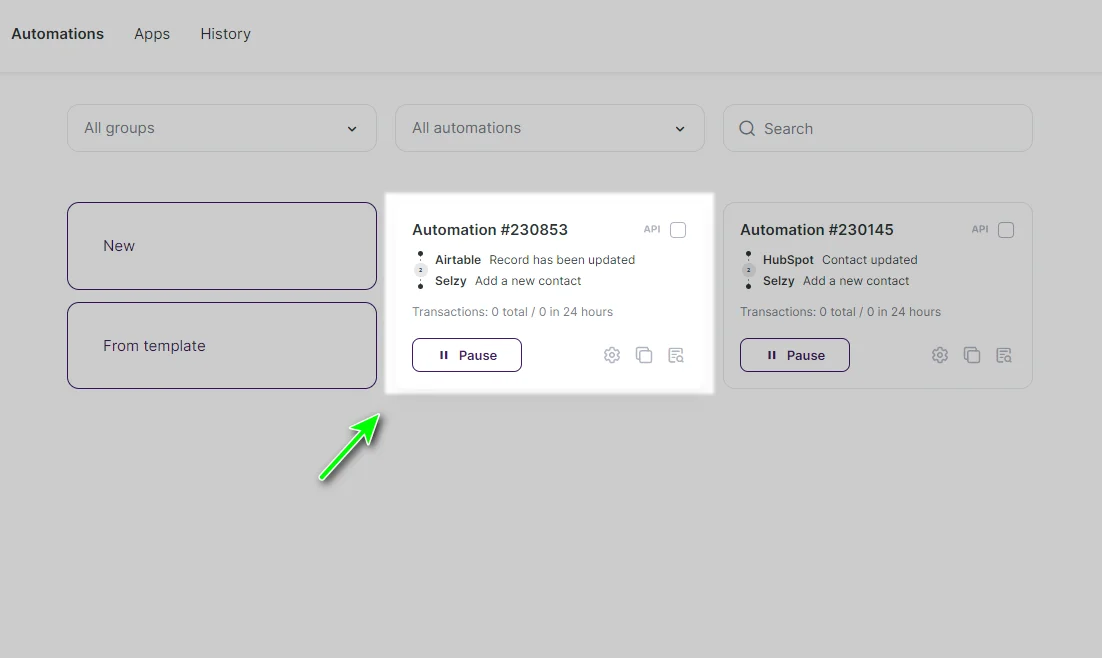The launched integration