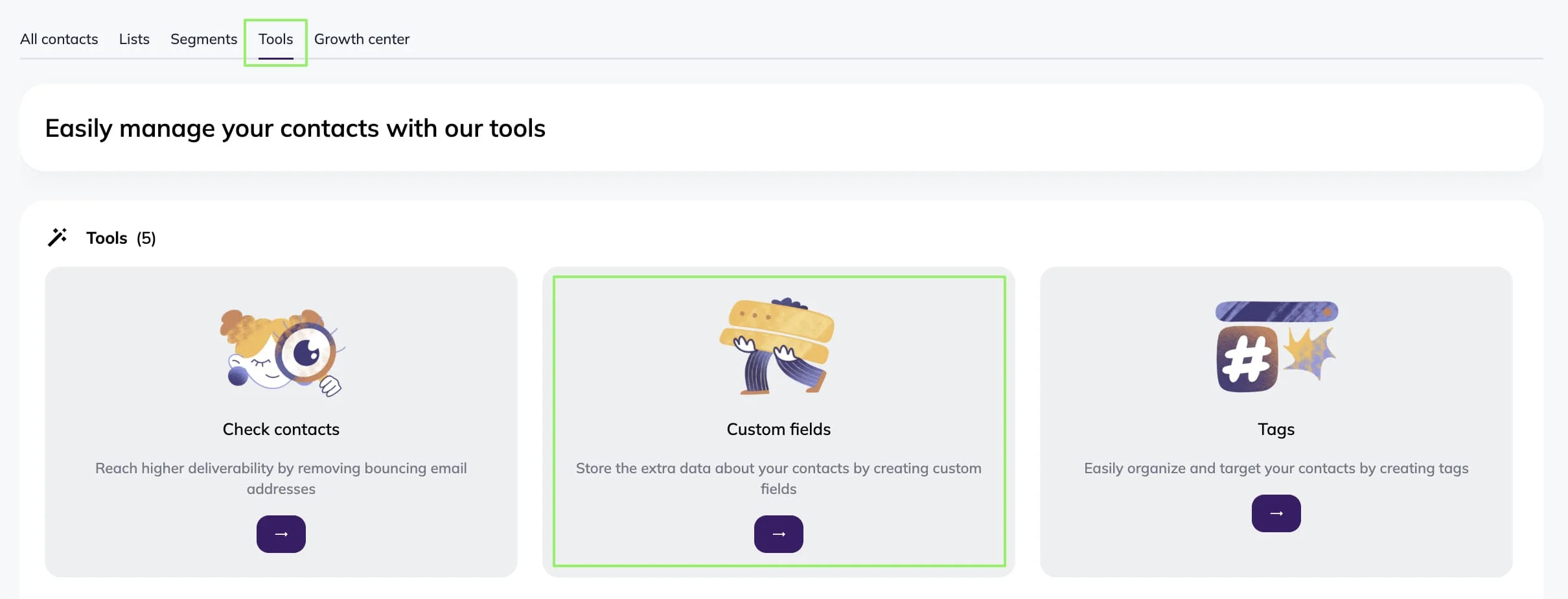Creating custom fields