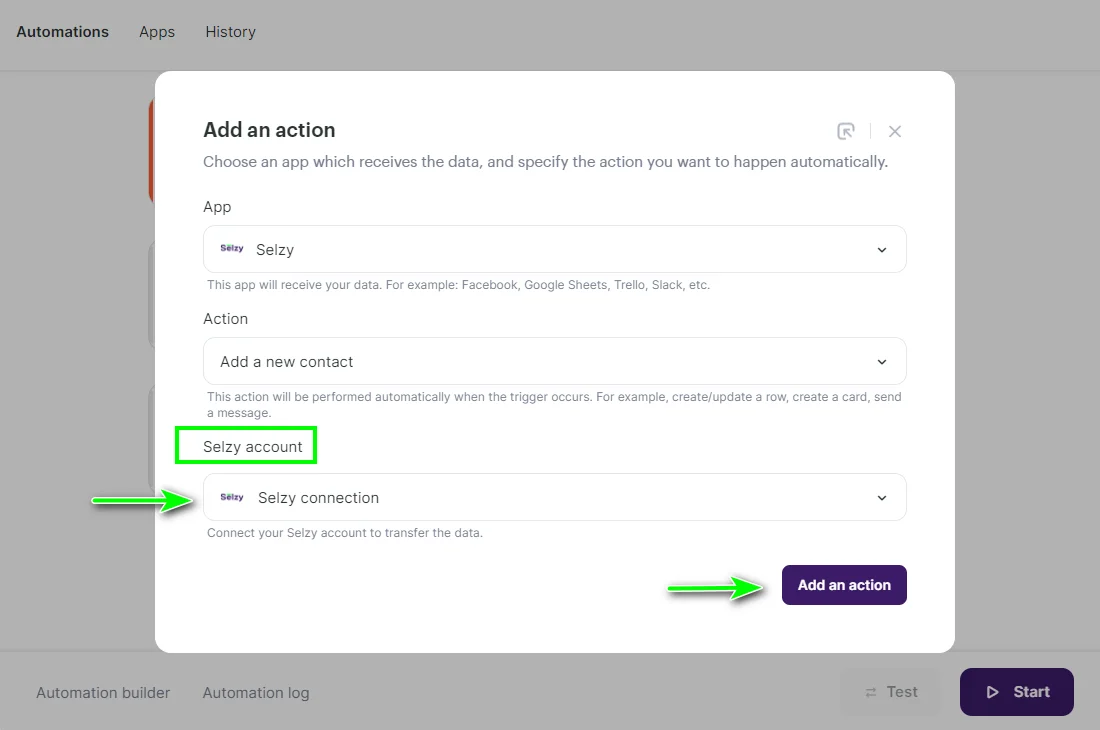 How to connect Selzy with Pipedrive