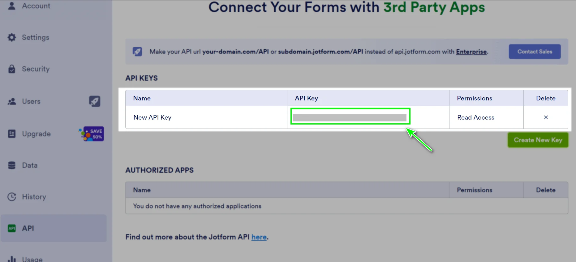 How to connect Selzy with Jotform