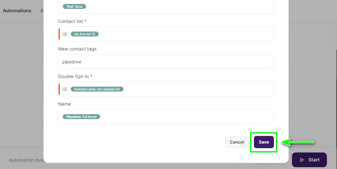 How to connect Selzy with Pipedrive 