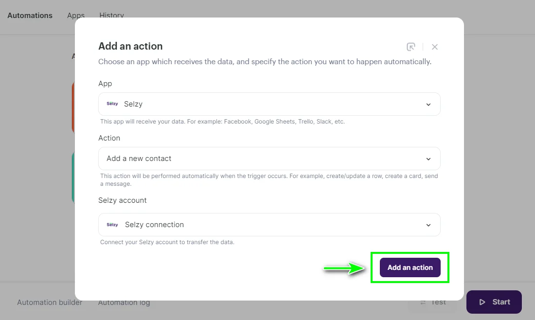 How to integrate Selzy with Kommo