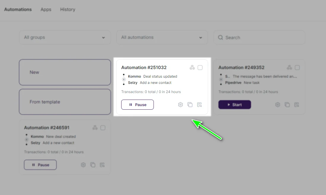 How to integrate Selzy with Kommo