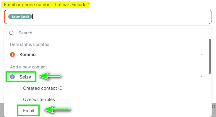 How to integrate Selzy with Kommo