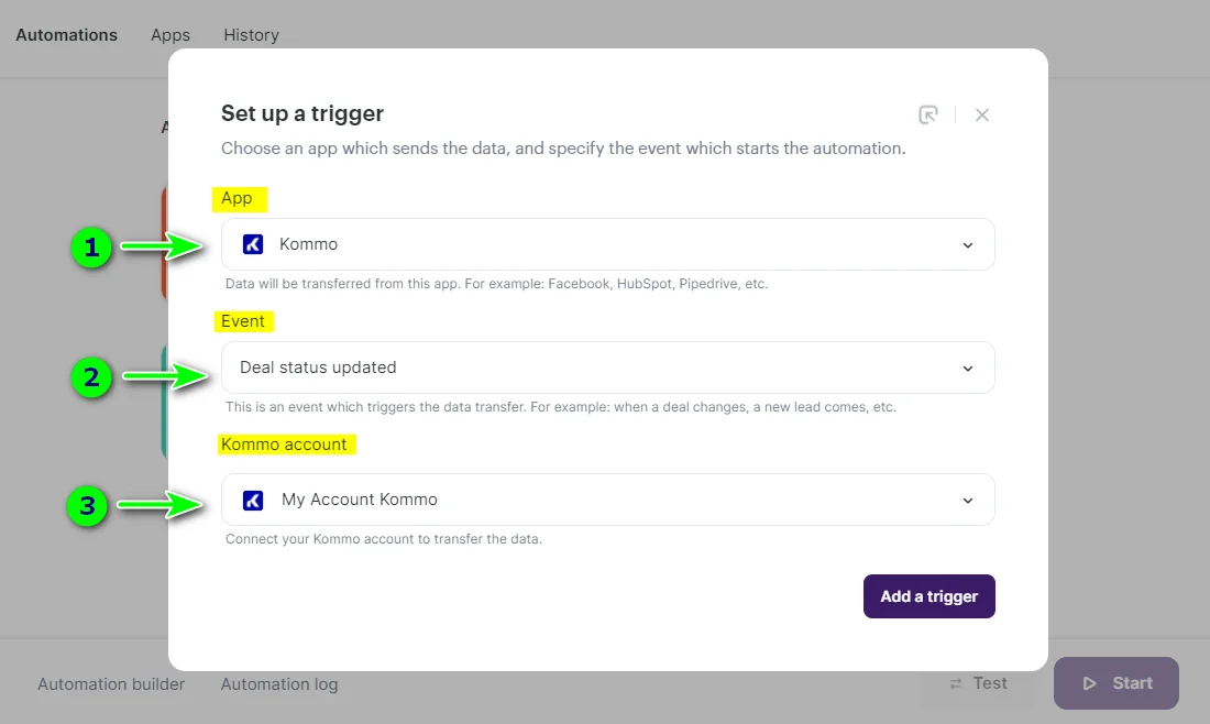 How to integrate Selzy with Kommo