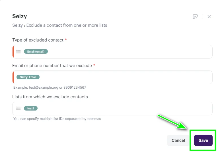 How to integrate Selzy with Kommo