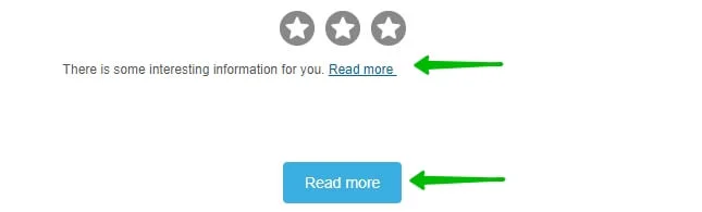  A link Read more and a button Read more in an email