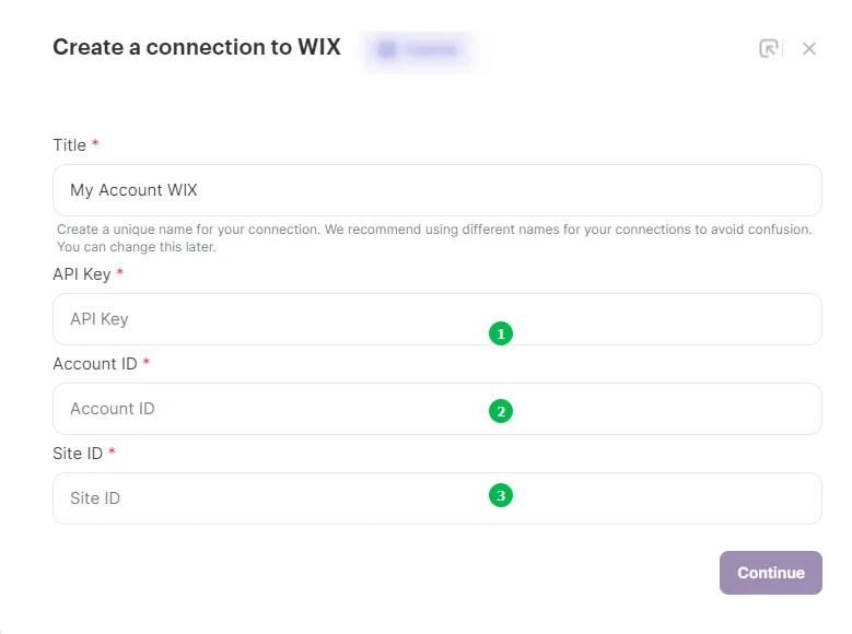 How to connect WIX with Selzy