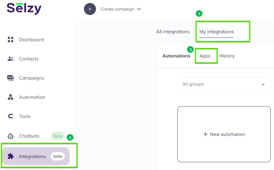 How to connect Marquiz with Selzy