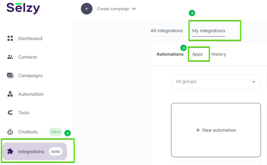 How to connect noCRM with Selzy