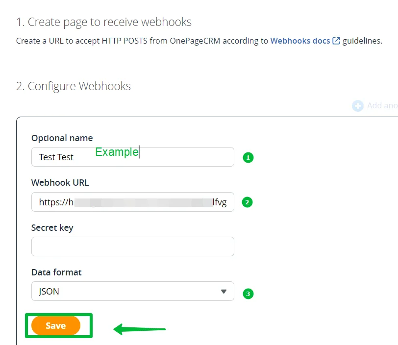 How to connect OnePageCRM with Selzy
