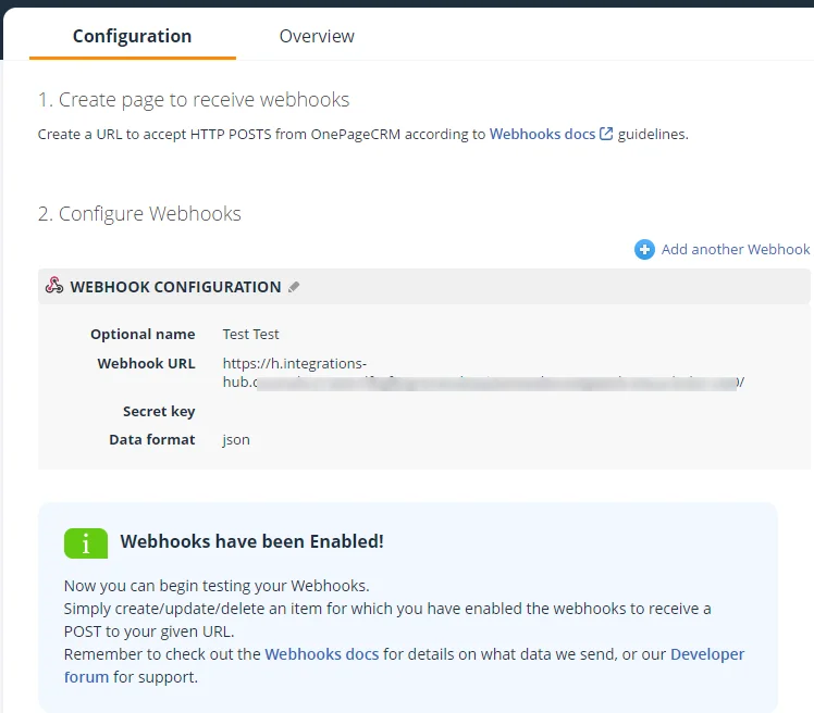 How to connect OnePageCRM with Selzy