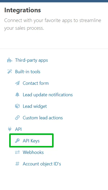 How to connect noCRM with Selzy