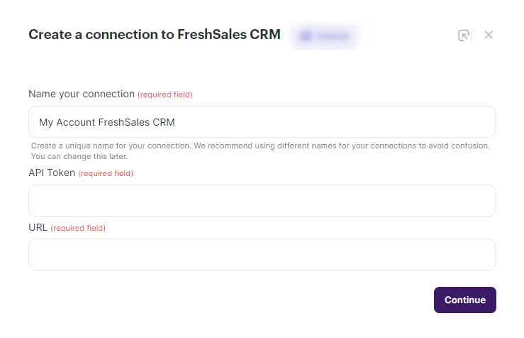 How to connect Freshsales with Selzy