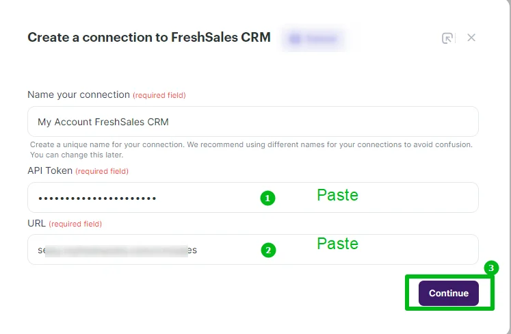 How to connect Freshsales with Selzy