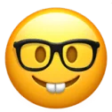 Nerd face emoji