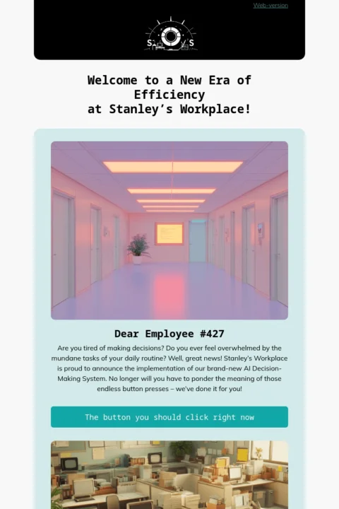 Stanley’s Workplace AI email template