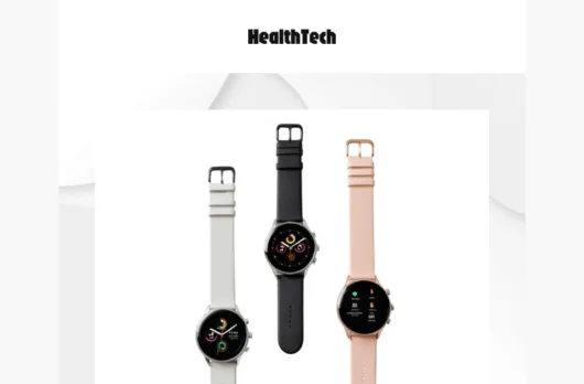HealthTech email template for desktop