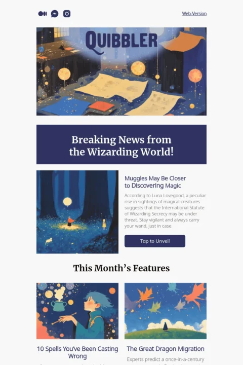 News email template
