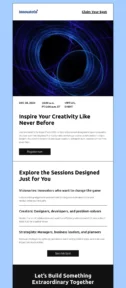 InnovateCo email template for mobile