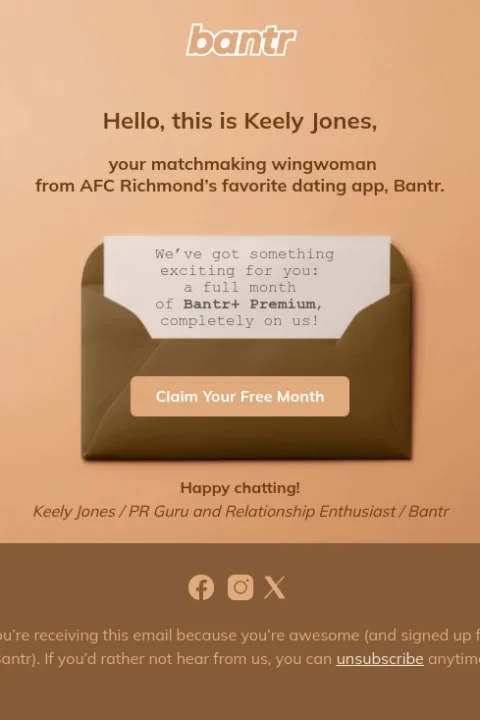 Free email template by Selzy