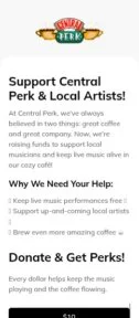 Fundraiser email template for mobile