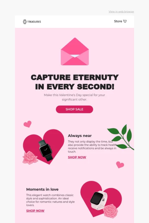 Valentine's Day email template