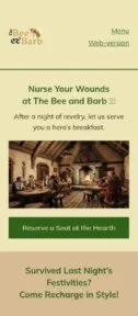 St. Patrick’s email template for mobile
