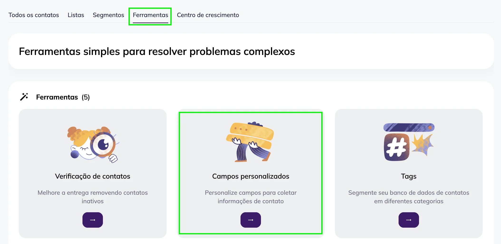 Como criar um campo personalizado. 