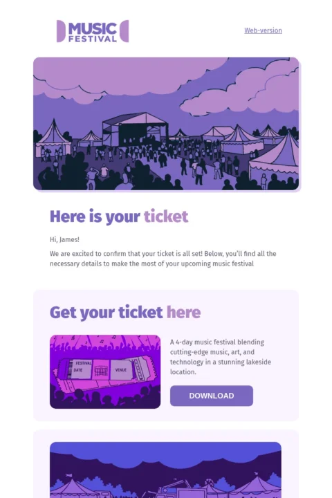 Free email template