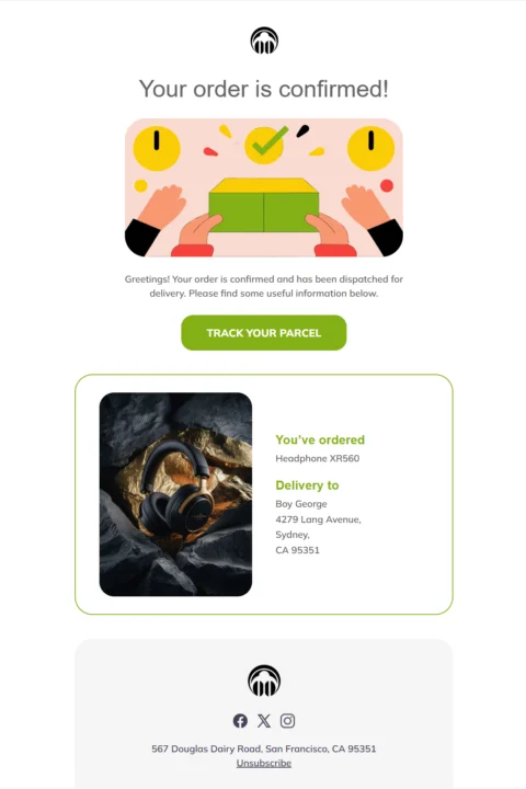 Free email template