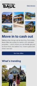For Sale email template for mobile