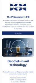 Magic Pill email template for mobile