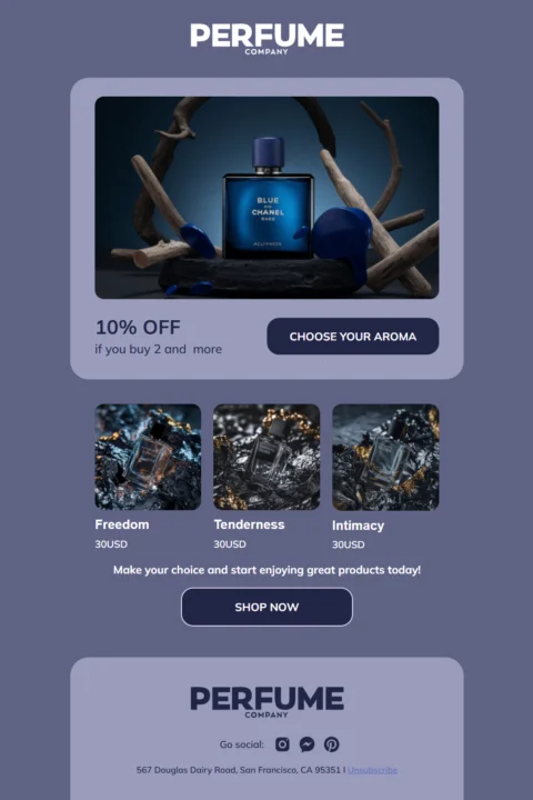 Free email template