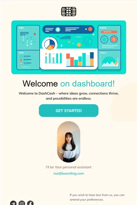 Welcome email template