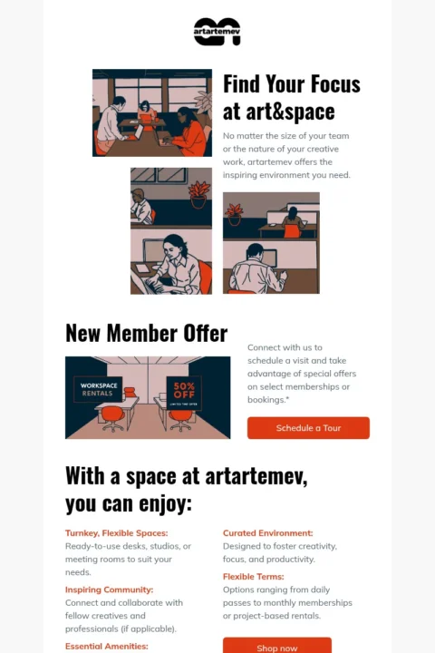 Office email template