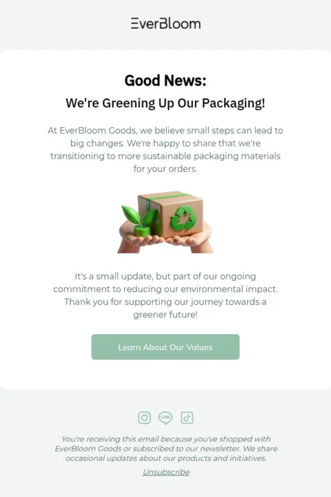 Outlook email template