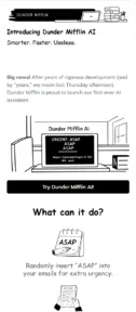 AI Launch email template for mobile