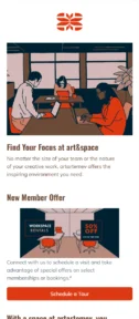 Office email template for mobile