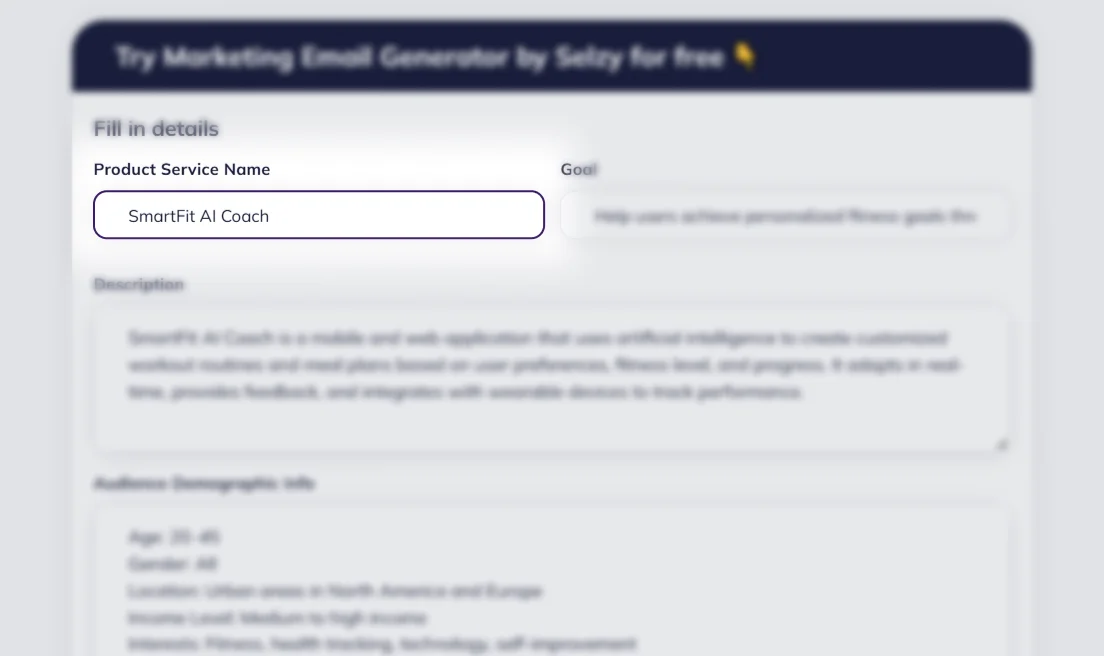 Enter your product or service name